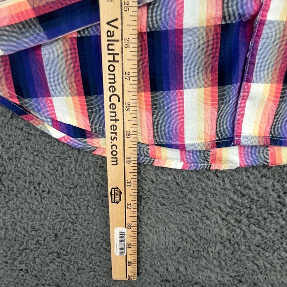 Robert Graham Mens L Long‎ Sleeve Button Down Shirt Colorful Plaid - Picture 6 of 9
